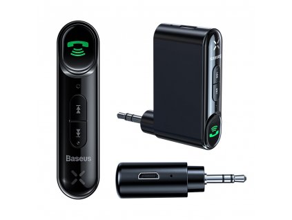 Baseus Qiyin FM Transmitter / bluetooth handsfree / audio receiver do zdířky 3,5mm jack