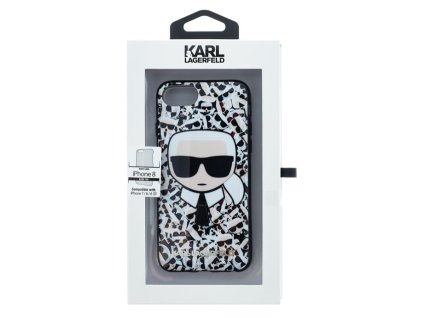 Pouzdro Karl Lagerfeld Choupette Canvas pro iPhone 6 / 6S / 7 / 8 (4,7") KLHCI8KICAO