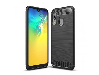 Pouzdro Carbon Case pro Samsung Galaxy A20e černé