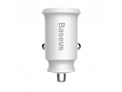 Baseus Grain nabíječka do auta 2 x USB 3,1A bílá CCALL-ML02