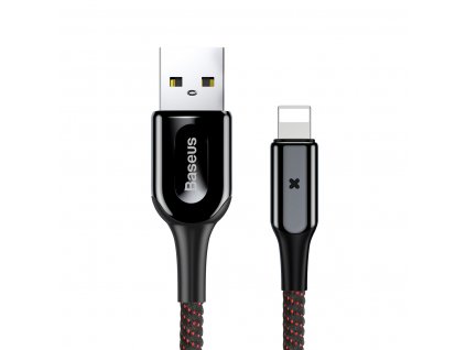 Baseus X-Type USB kabel - iPhone Lightning / 1m / 2,4A black CALXD-B01