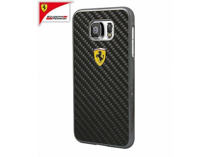 Ferrari kryt pro Samsung G920 Galaxy S6 černé FESCCBHCS6BL