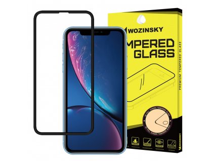 Wozinsky Full Glue 5D tvrzené sklo iPhone XR / iPhone 11 černé 7426825354181