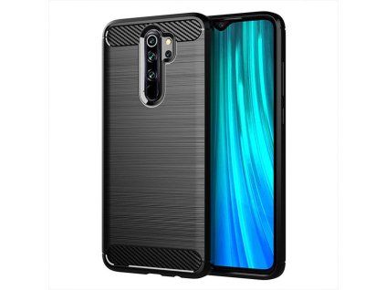 Carbon Case pouzdro / kryt pro Xiaomi RedMi NOTE 8 PRO, černá