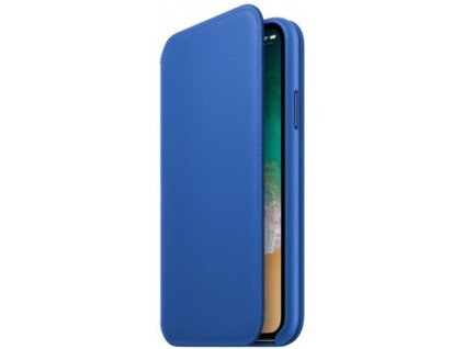 Apple MRGE2ZM/A originál flip pouzdro iPhone X / Xs modré