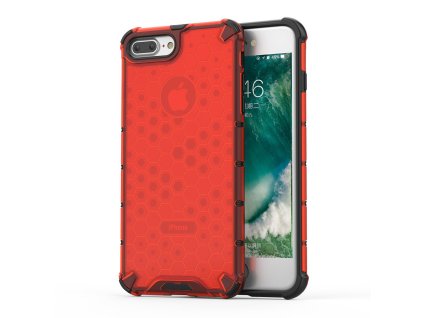 HoneyComb Armor Case odolné pouzdro pro Apple iPhone 7+ / 8+ (5,5") červené