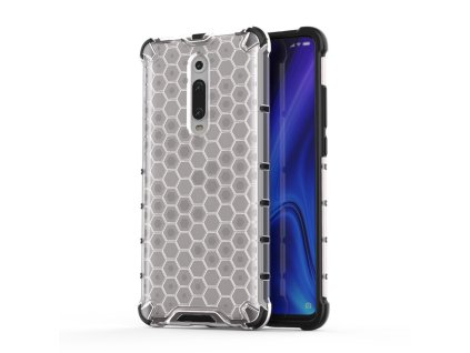 HoneyComb Armor Case odolné pouzdro pro Xiaomi Mi 9T / Mi 9T PRO clear white
