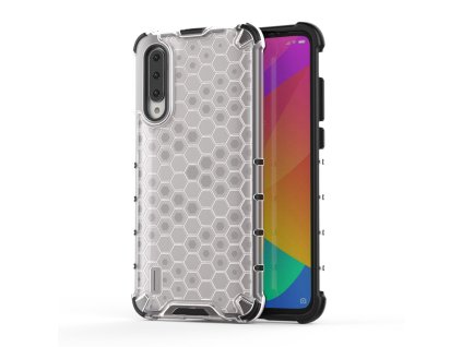 HoneyComb Armor Case odolné pouzdro pro Xiaomi Mi CC9e / Mi A3 clear white