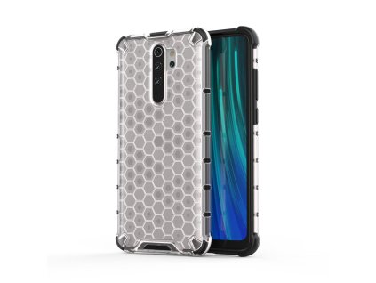 HoneyComb Armor Case odolné pouzdro pro Xiaomi RedMi NOTE 8 PRO clear white
