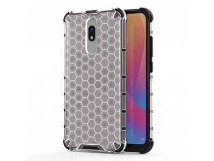 HoneyComb Armor Case odolné pouzdro pro Xiaomi RedMi 8 / RedMi 8A clear white