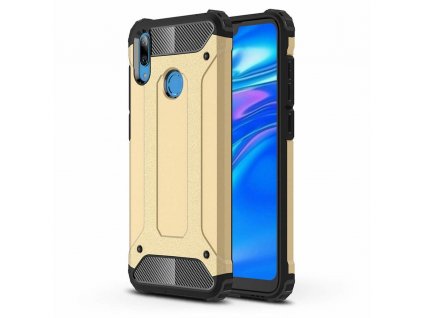 Hybrid Armor Case odolné pouzdro pro Huawei Y7 2019 / Y7 Prime 2019 zlaté