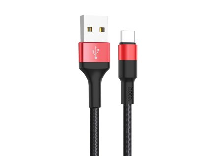 HOCO X26 Xpress USB kabel - USB-C 1m / 2A černá / červená