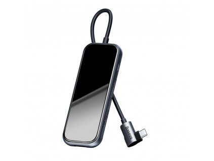 Baseus CAHUB-JZ0G HUB USB-C - 4 x USB 2.0 rozbočovač černý Macbook / PC