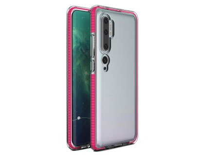 Spring Case TPU pouzdro pro Xiaomi Mi NOTE 10 / Mi NOTE 10 PRO clear / pink