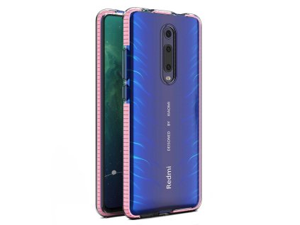Spring Case TPU pouzdro pro Xiaomi Mi 9T / Mi 9T PRO clear / light pink