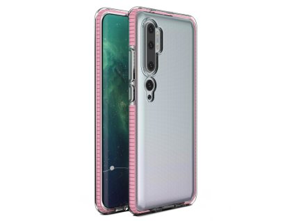 Spring Case TPU pouzdro pro Xiaomi Mi NOTE 10 / Mi NOTE 10 PRO clear / light pink