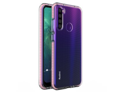 Spring Case TPU pouzdro pro Xiaomi RedMi NOTE 8T clear / light pink