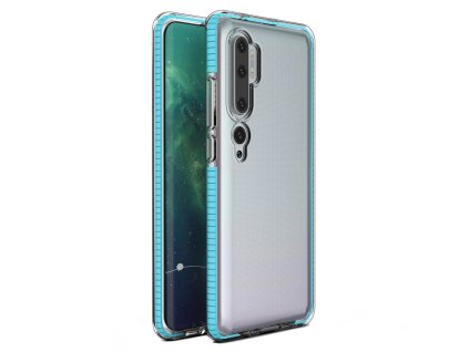 Spring Case TPU pouzdro pro Xiaomi Mi NOTE 10 / Mi NOTE 10 PRO clear / light blue