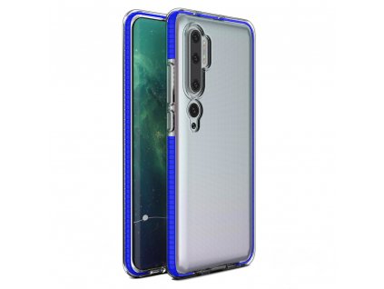 Spring Case TPU pouzdro pro Xiaomi Mi NOTE 10 / Mi NOTE 10 PRO clear / blue