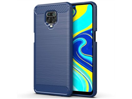 Pouzdro Carbon Case pro Xiaomi RedMi NOTE 9S / RedMi NOTE 9 PRO modré