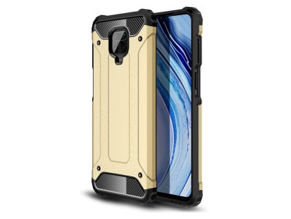 Hybrid Armor Case odolné pouzdro pro Xiaomi RedMi NOTE 9 Pro / Redmi NOTE 9S zlaté