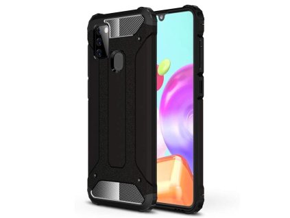 Hybrid Armor Case odolné pouzdro pro Samsung Galaxy A21s černé