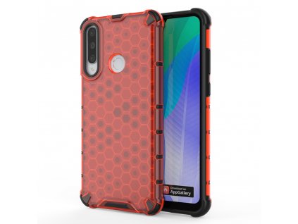 HoneyComb Armor Case odolné pouzdro pro Huawei Y6p červené