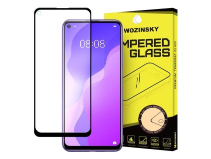 Wozinsky Full Glue tvrzené sklo Huawei P40 Lite 5G / Nova 7SE černé 9111201905924