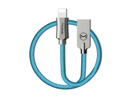 MCDODO CA-3922 USB kabel pro iPhone / Lightning 2,4A / 1,2m - modrý