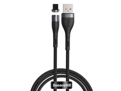 Baseus Zinc CALXC-KG1 magnetický USB kabel - iPhone lightning 1m / 2,4A černý