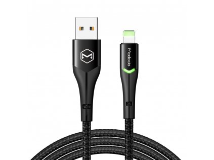 MCDODO CA-7843 USB kabel pro iPhone / Lightning 2,4A / 1,8m - černý