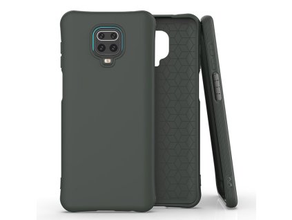 Pouzdro Soft Color Case pro Xiaomi RedMi NOTE 9S / NOTE 9 PRO tmavě zelené