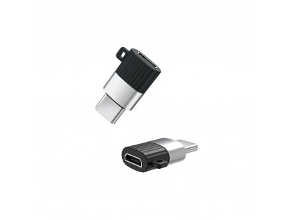 XO NB149-A adaptér Micro USB na USB-C černý