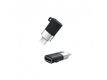 XO NB149-D adaptér USB-C na iPhone Lightning černý