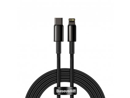 Baseus CATLWJ-A01 kabel USB-C PD / Apple Lightning 20W / 2m / černý