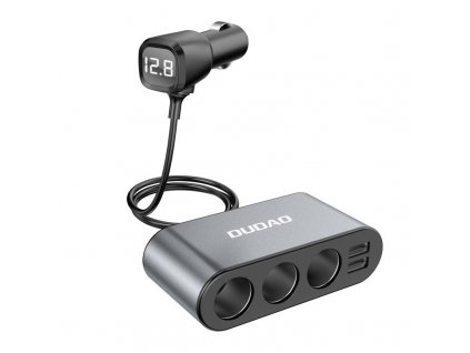 Dudao R1Pro 2x USB nabíječka + 3x rozbočka autozásuvky / 80W