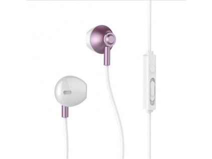 Remax RM-711 handsfree sluchátka iOS / Android - univerzální 3,5mm jack rosegold