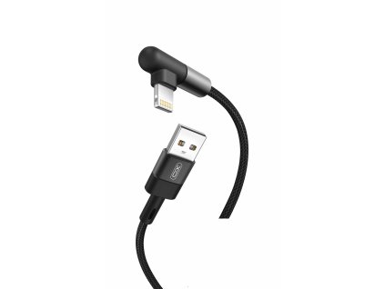 XO NB152 USB kabel - iPhone lightning 1m / 2,4A černý