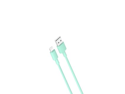 XO NB156 USB kabel - iPhone lightning 1m / 2,4A modrý