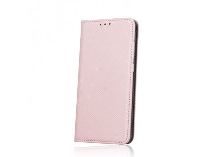 Pouzdro Smart Magnet pro Samsung Galaxy A12 růžovo-zlaté