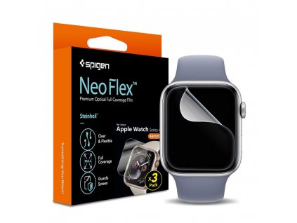 Spigen Neo Flex Hd ochranná fólie pro Apple Watch 4/5/6/SE - 44mm / 3ks