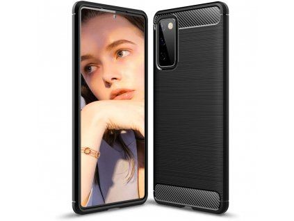 Carbon Case pouzdro / kryt pro Samsung Galaxy S20 FE, černá