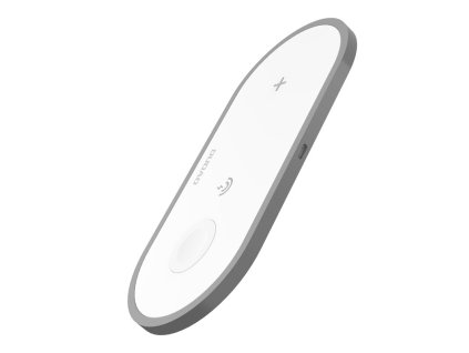 Dudao bezdrátová QI nabíječka 3v1 Apple iPhone + Apple Watch + Apple AirPods bílá