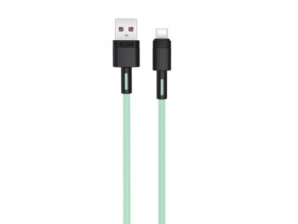 XO NB-Q166 USB kabel - USB-C 1m / 5A zelený
