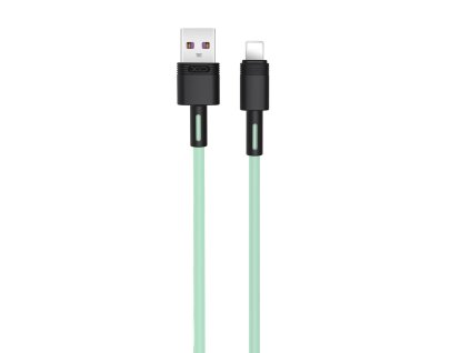 XO NB-Q166 USB kabel - iPhone lightning 1m / 5A zelený