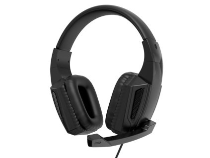 XO GE-01 handsfree sluchátka s kabelem a mikrofonem černé