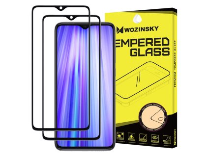 Wozinsky Full Glue 2x tvrzené sklo Xiaomi RedMi NOTE 8 PRO černé 9111201915794