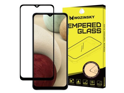 Wozinsky Full Glue tvrzené sklo Samsung Galaxy A12 černé 9111201920361