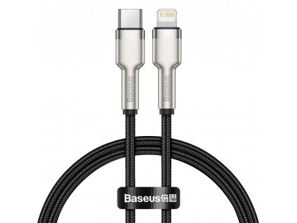 Baseus CATLJK-A01 kabel USB-C PD / Apple Lightning 20W / 1m / černý