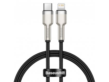 Baseus CATLJK-B01 kabel USB-C PD / Apple Lightning 20W / 2m / černý